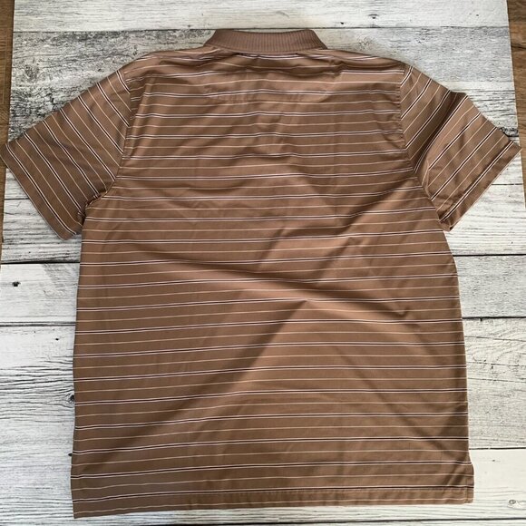 Izod XFG Striped Print Golf Polo Shirt - Picture 4 of 7